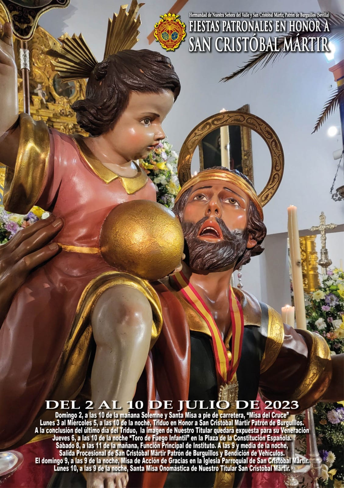 Fiestas patronales en honor a San Cristóbal  